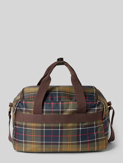 Barbour Duffle bag met labelpatch, model 'TORRIDON' Olijfgroen - 4