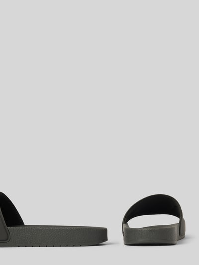 BOSS Slippers met labelprint, model 'Aryeh' Zwart - 2