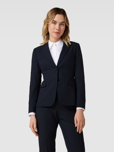 BOSS Blazer met klepzakken, model 'Juleah' Marineblauw - 4