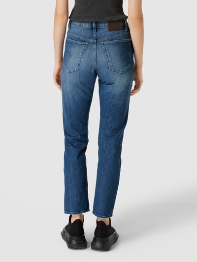 G-Star Raw Jeans met labelpatch van leer, model 'Virjinya' Jeansblauw - 5