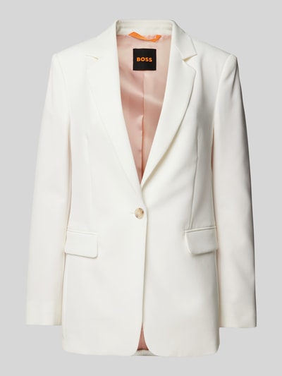 BOSS Orange Blazer mit Reverskragen Modell 'Jabla' Offwhite 1