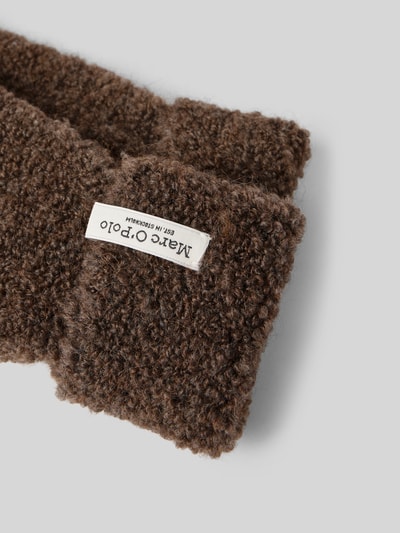 Marc O'Polo Handschoenen van een mix met wol en alpaca Donkerbruin - 2