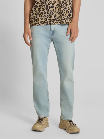 JACK & JONES Straight Fit im 5-Pocket-Design Modell 'Clark' Hellblau 4