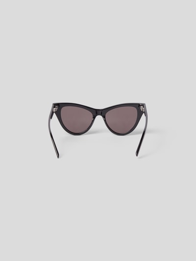 Saint Laurent Unisex Sonnenbrille im Cat-Eye-Stil Schwarz 5