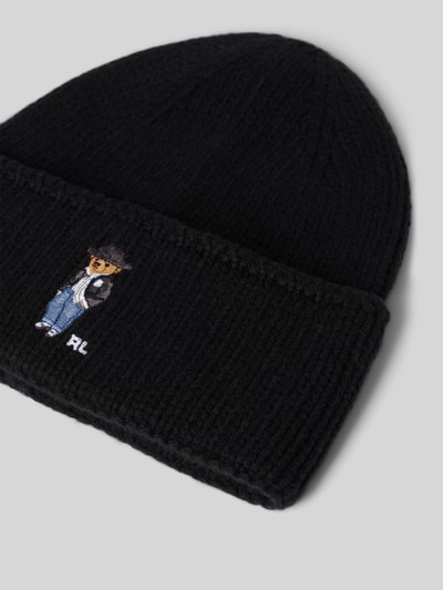 Polo Ralph Lauren Muts met geborduurd beermotief Zwart - 2