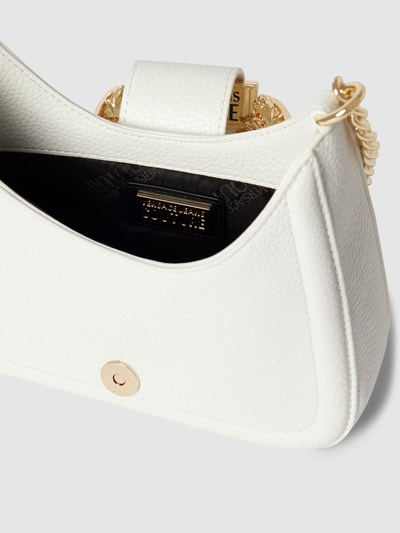 Versace Jeans Couture Handtasche mit Zier-Applikation Modell 'SML POCHETTE' Weiss 5