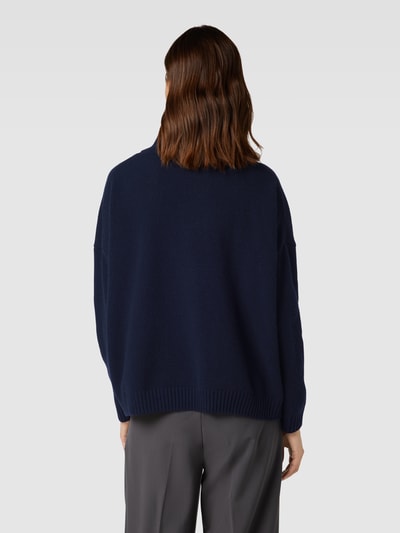 Weekend Max Mara Strickpullover mit Stehkragen Modell 'BENITO' Marine 5