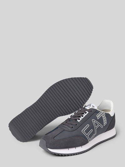 EA7 Emporio Armani Sneaker mit Logo-Print Dunkelblau 4