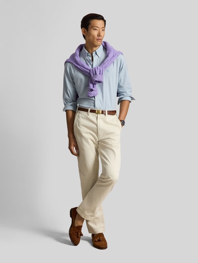 Polo Ralph Lauren Regular Fit Freizeithemd aus Baumwollmix Hellblau 1