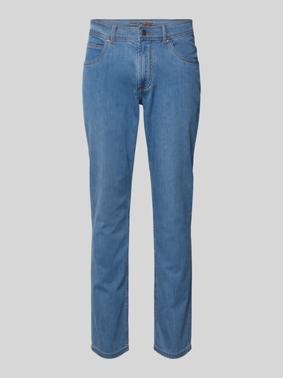 Christian Berg Men Regular fit jeans in 5-pocketmodel Lichtblauw gemêleerd - 2