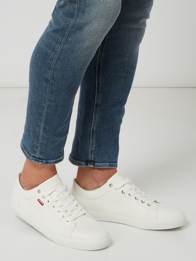 Levi’s® Acc. Sneaker met leerlook Wit - 3