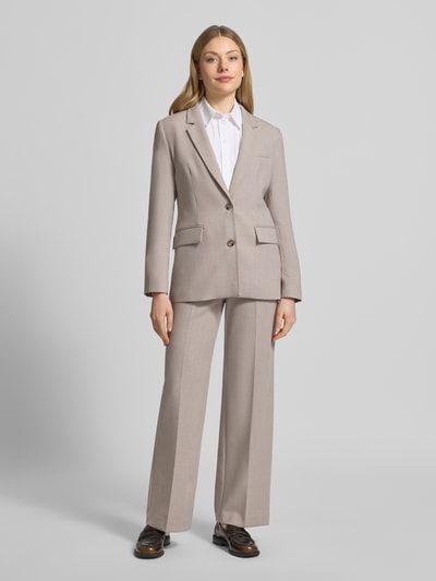 Selected Regular Fit Blazer mit Viskose-Anteil Modell 'RITA'  Beige 1