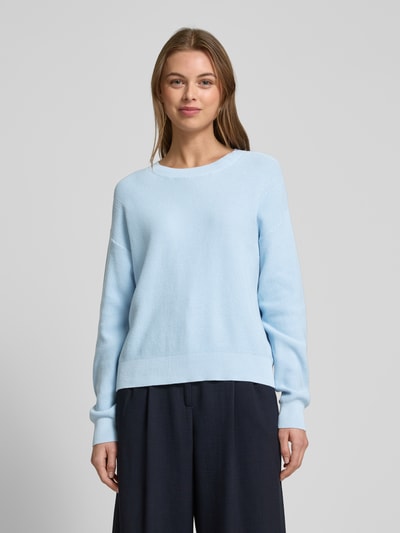 Christian Berg Woman Strickpullover mit Rundhalsausschnitt Bleu 4