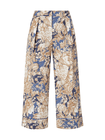 Weekend Max Mara Culotte met exotisch motief  Blauw - 2