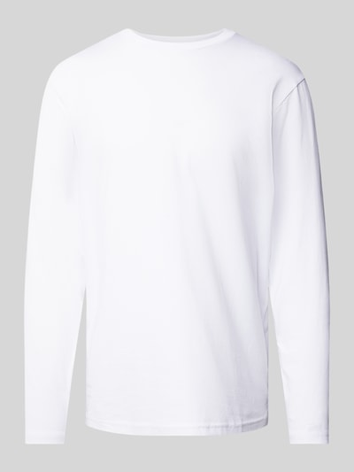 RAGMAN Longsleeve mit Rundhalsausschnitt Weiss 2