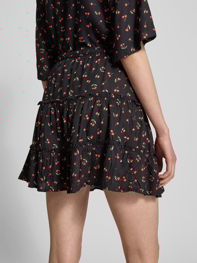 Review Spódnica mini z elastycznym pasem Czarny 3