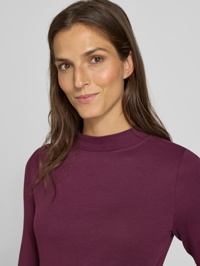 Christian Berg Woman Longsleeve mit Stehkragen Kirsche 3