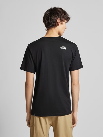 The North Face T-shirt z nadrukiem z logo Czarny 5