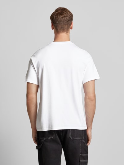 Levi's® T-shirt met labelprint Wit - 5