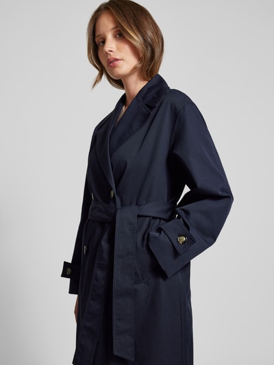 Mango Trenchcoat mit Bindegürtel Modell 'ANGELA' Black 3