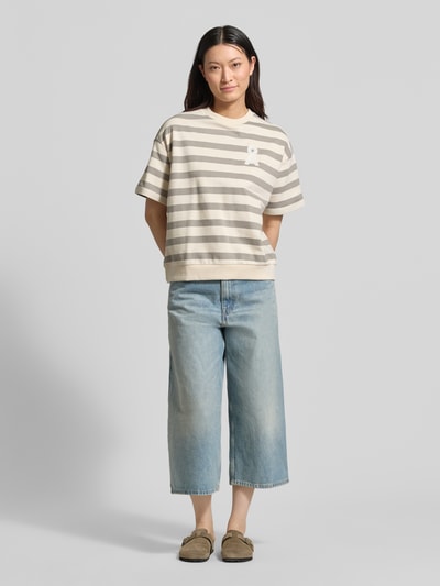 ARMEDANGELS Bluza o kroju oversized fit z czystej bawełny organicznej model 'BAMIKAA' Jasnoszary 1