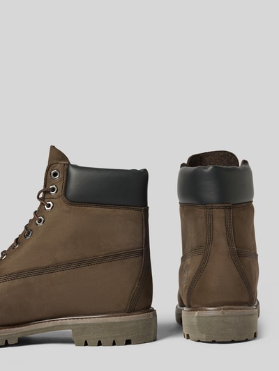 Timberland Boots aus echtem Leder mit Label-Prägung Dunkelbraun 2