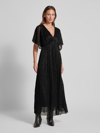 THE KOOPLES Maxikleid mit weiten Ärmeln Black 4