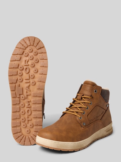 Tom Tailor Boots met warme voering Cognac - 4