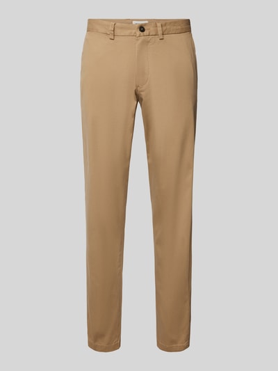 Jack & Jones Regular fit chino met ceintuurlussen, model 'KANE' Beige - 2