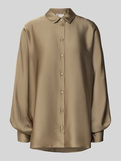 V by Vera Mont Relaxed Fit Bluse mit Umlegekragen Hellgruen 2