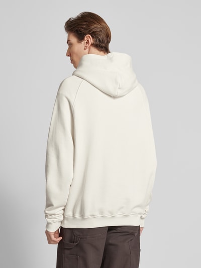 PEQUS Hoodie met labelprint, model 'Mythic' Offwhite - 5