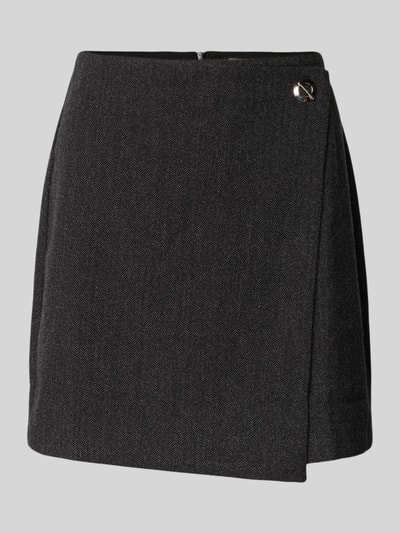 Neo Noir Minirok met viscose, model 'Marisi' Donkergrijs - 2