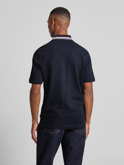 bugatti Regular Fit Poloshirt mit Label-Badge Marine 5