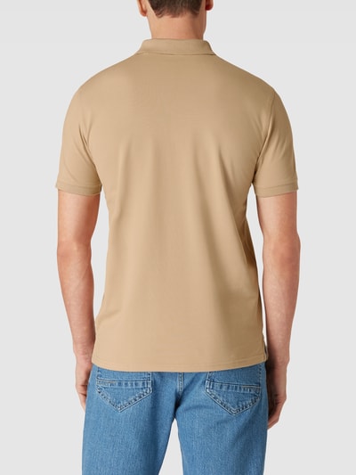 Gant Poloshirt mit Label-Stitching Haselnuss Braun 5
