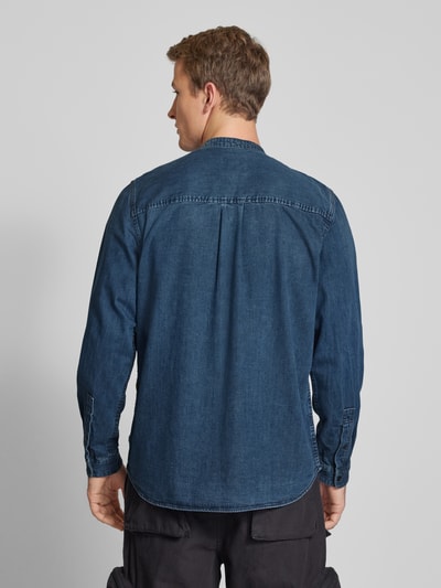 G-Star Raw Regular Fit Jeanshemd mit Stehkragen Dunkelblau 5