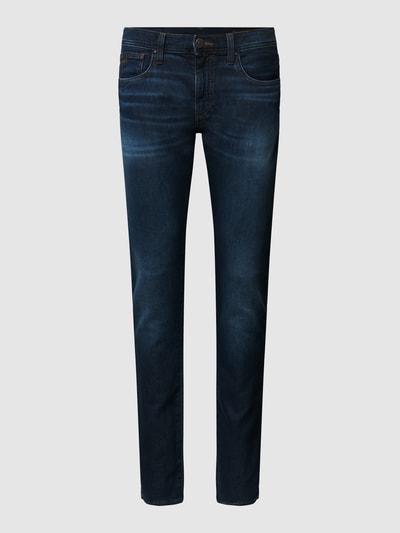 ARMANI EXCHANGE Slim Fit Jeans mit Brand-Detail (dunkelblau 