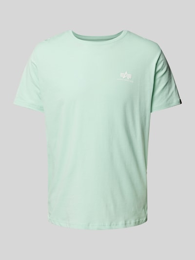 Alpha Industries T-Shirt mit Label-Print Mint 1