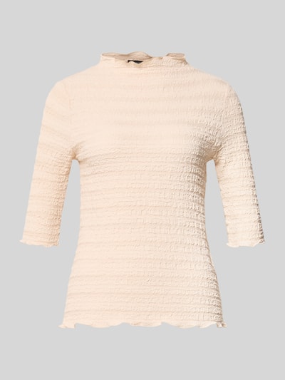 Produktfoto, Regular Fit T-Shirt mit Strukturmuster Modell 'LT JULI' von Betty Barclay, beige, Strukturmuster, Damen T-Shirt