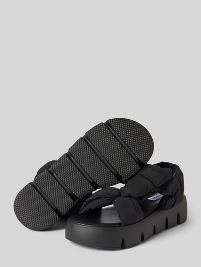 Steve Madden Plateau-Sandale im unifarbenen Design Modell 'BONKERS' Black 3