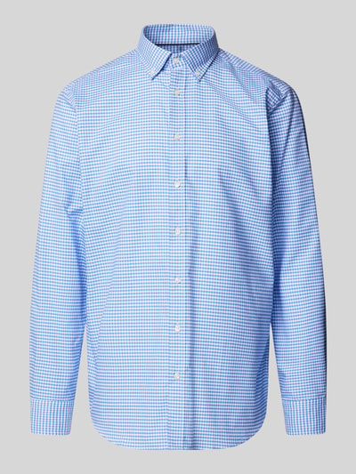 Christian Berg Men Regular Fit Business-Hemd mit Button-Down-Kragen Bleu 2