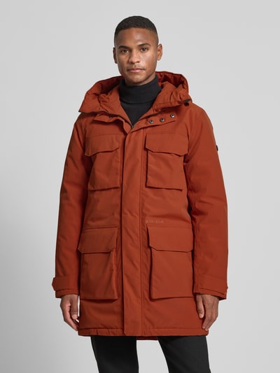 Didriksons Parka z kieszeniami z patką model ‘AIDEN’ Rdzawoczerwony 4