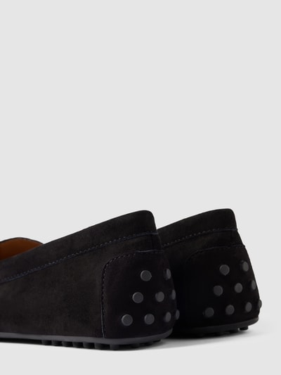 Lauren Ralph Lauren Penny-Loafer aus Leder mit Label-Detail Modell 'BARNSBURY' Black 2