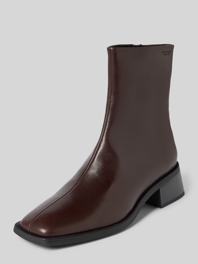 Vagabond Laarsjes gemaakt van echt leer, model 'BLANCA' Chocoladebruin - 1