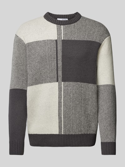 SELECTED HOMME Gebreide pullover met ronde hals, model 'MEIO' Middengrijs - 2