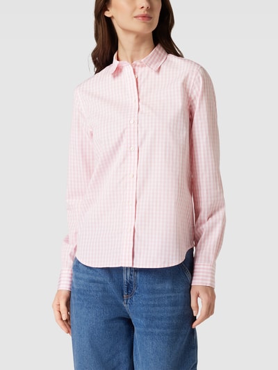 GANT Hemdbluse mit Karomuster Modell 'Gingham' Rosa 4