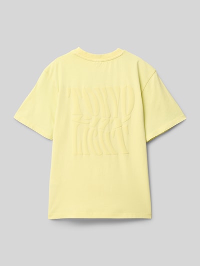 s.Oliver RED LABEL Regular Fit T-Shirt aus reiner Baumwolle Hellgelb 3