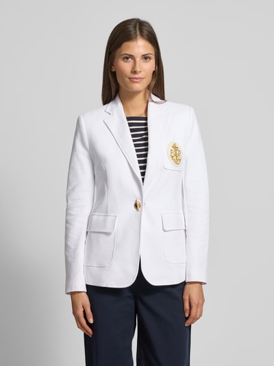 Lauren Ralph Lauren Blazer mit Reverskragen Modell 'TANILE' Weiss 4