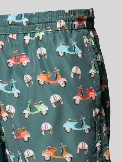 Zeybra Badehose mit elastischem Bund Oliv 2