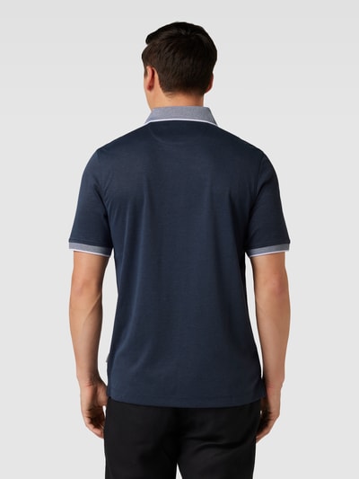 bugatti Poloshirt mit Kontraststreifen Marine 5