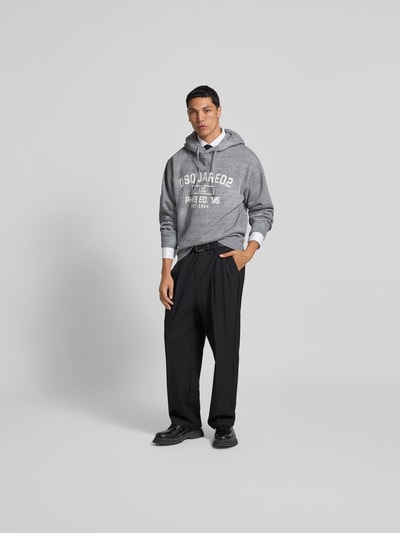 Dsquared2 Hoodie mit Kapuze Mittelgrau 1